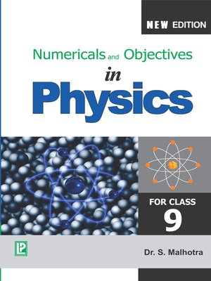 cover image of Numericals and Objectives in Physics IX